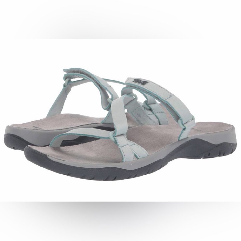 Teva Women's Elzada Leather Slide Sandals | EUC | Sz 6